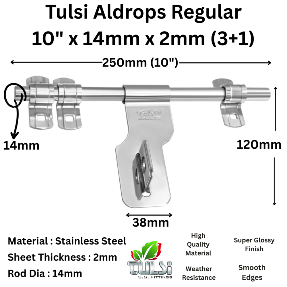 Aldrops Regular 10 x 14mm x 2mm (3+1)