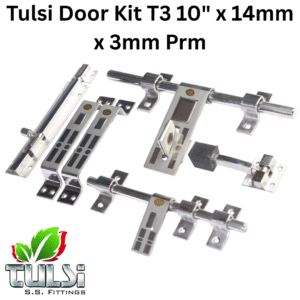 Tulsi Door Kit Stainless Steel  Laser T3 10" Premium (Pack of 1Set)