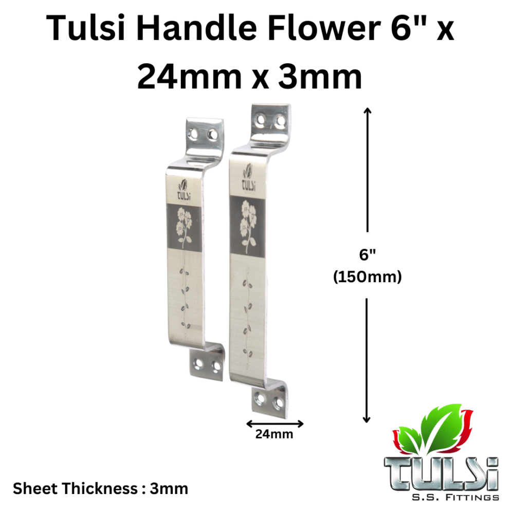 Handle Flower 6 x 24mm x 3mm