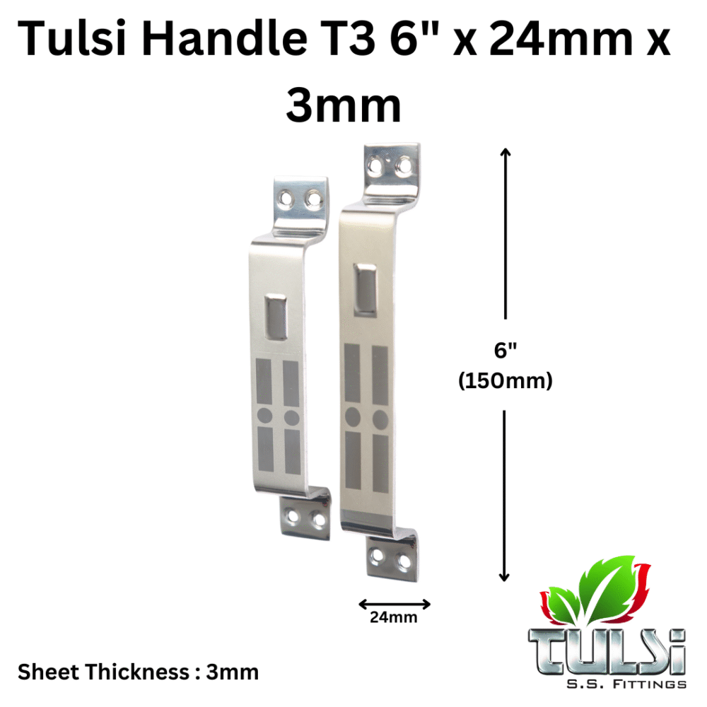 Handle T3 6 x 24mm x 3mm