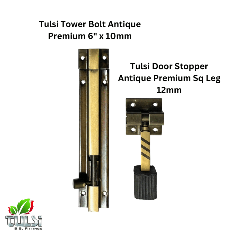 Tower Bolt Antique Premium 6 x 10mm