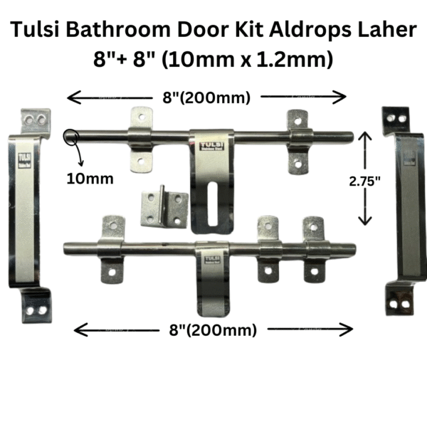 Bathroom Door kit Aldrops Laher 8 + 8