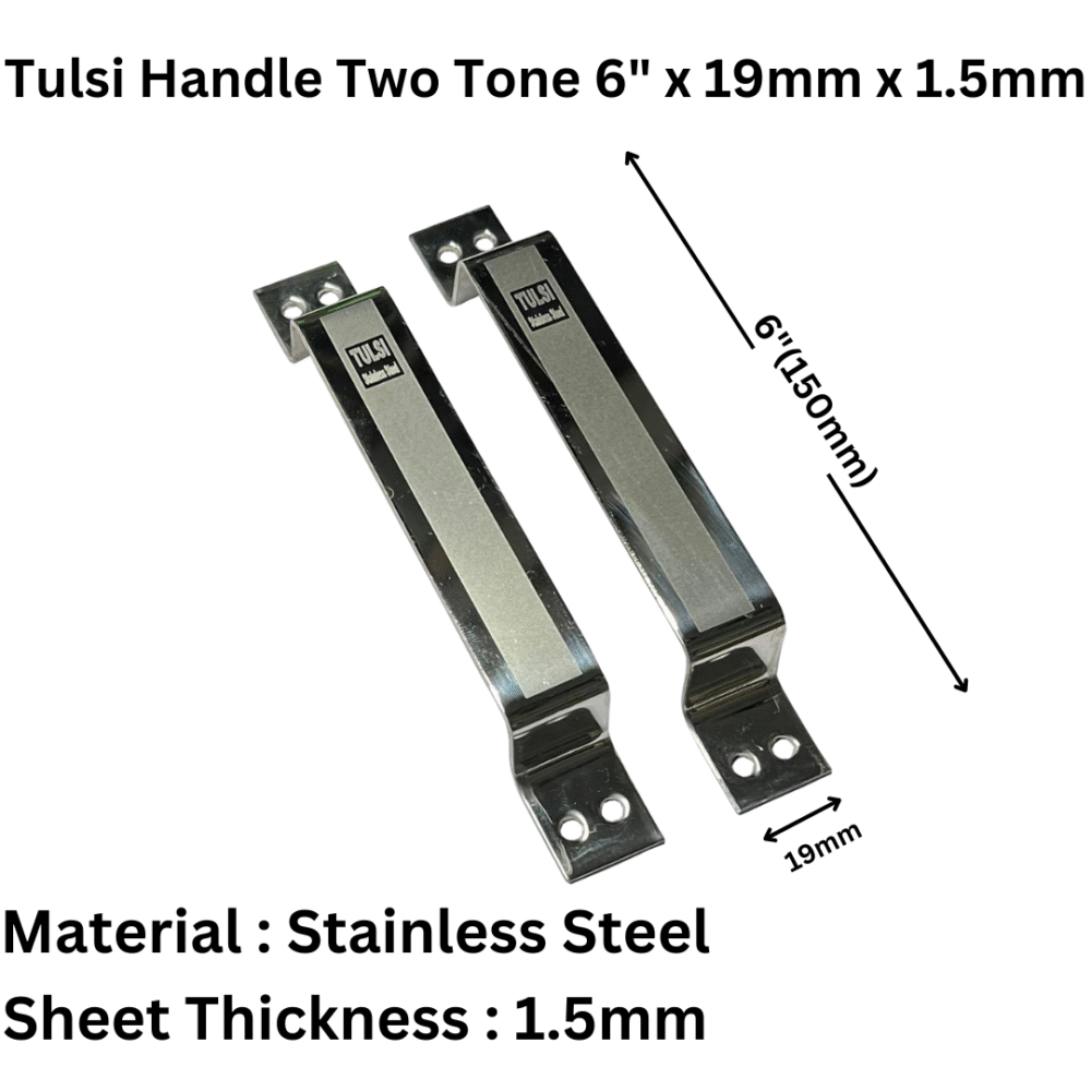 Handle Two Tone 6 x 19mm x 1.5mm
