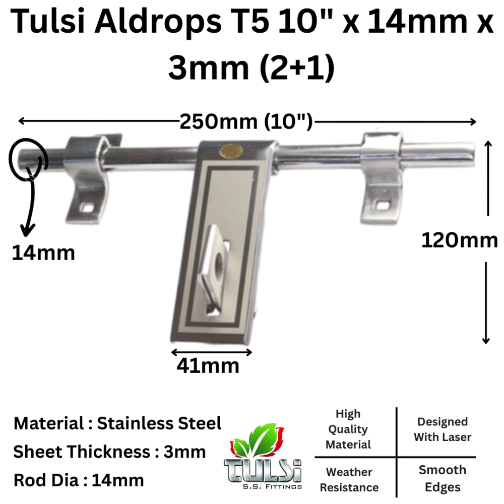 Aldrops T5 10 x 14mm x 3mm (2+1)