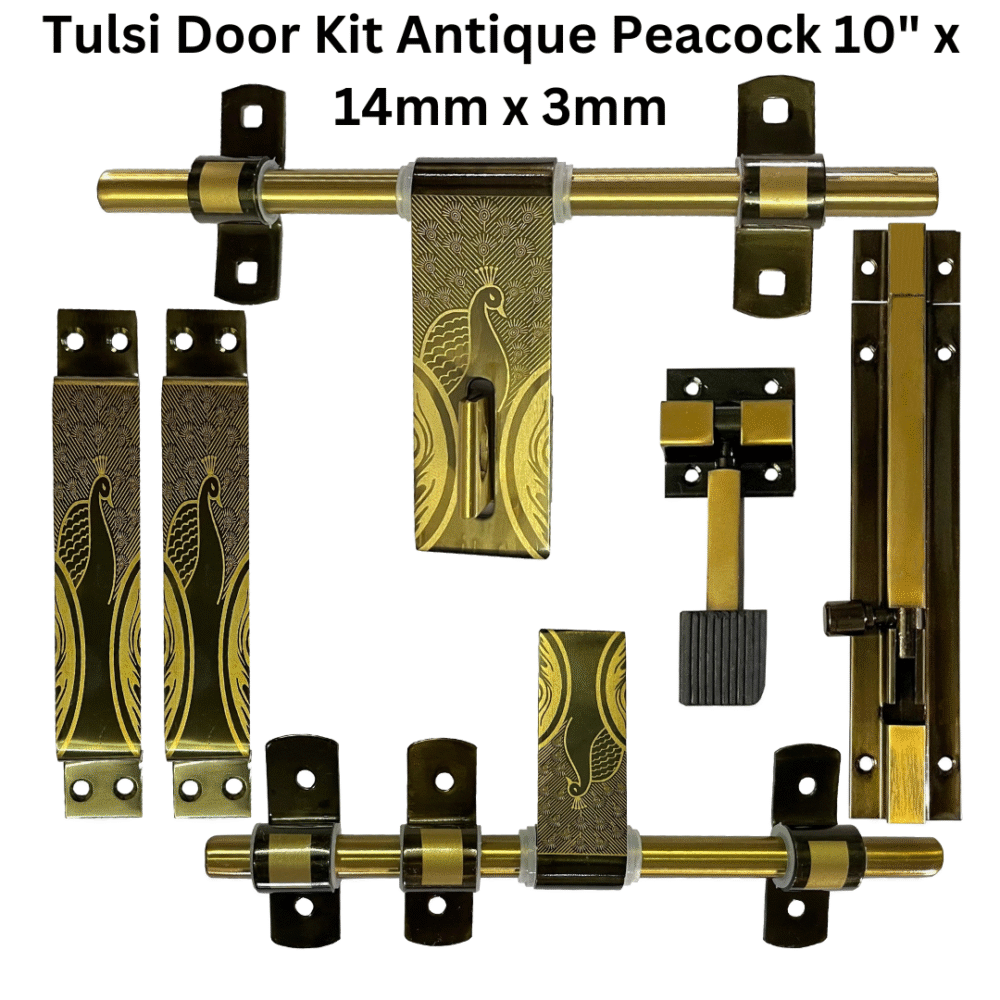 Door Kit Antique Peacock 10 x 14mm x 3mm