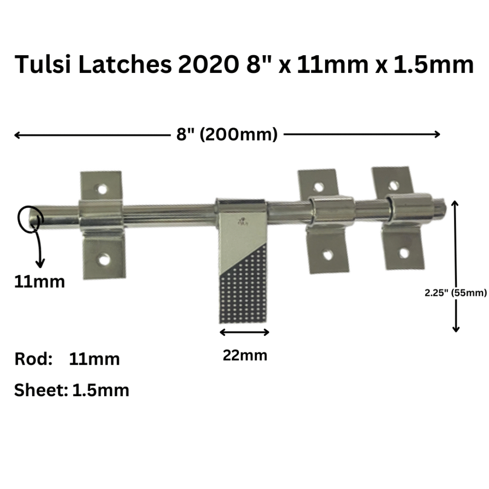 Latches 2020 8 x 11mm x 1.5mm