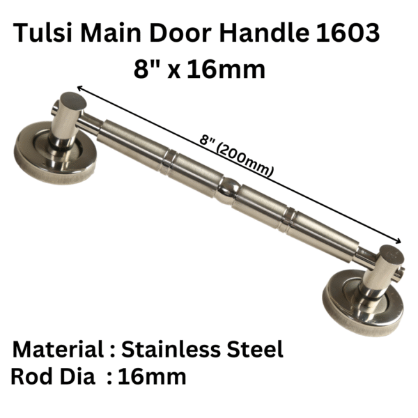 Main Door Handle 1603 8 x 16mm