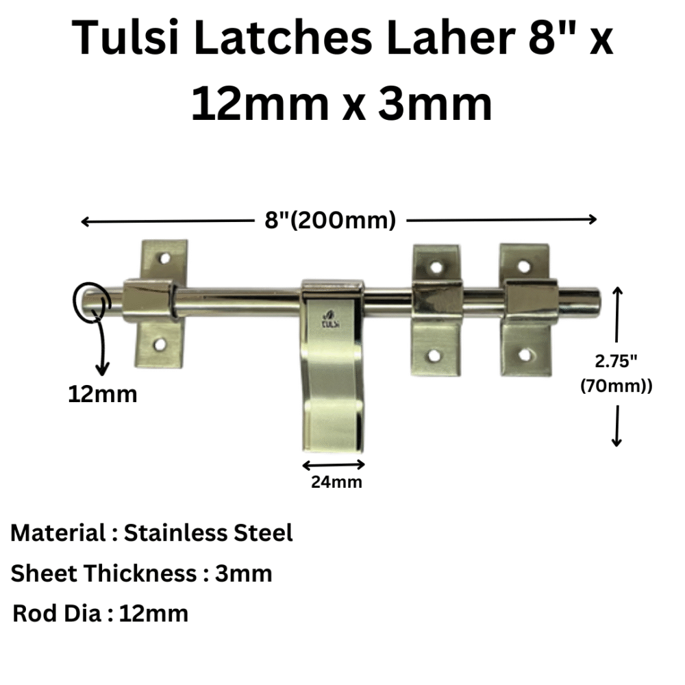 Latches Laher 8 x 12mm x 3mm