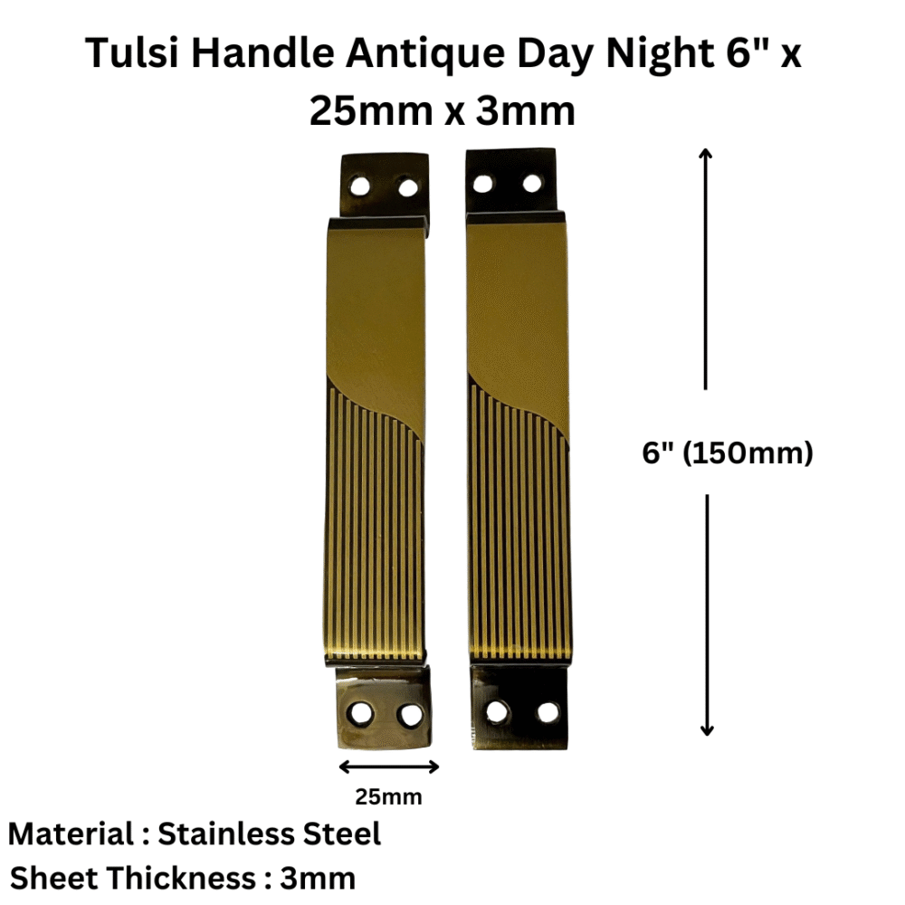 Handle Antique Day Night 6 x 25mm x 3mm