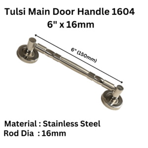 S S Conceal Handle 1604 6" x 16mm (Pack of 1pcs)