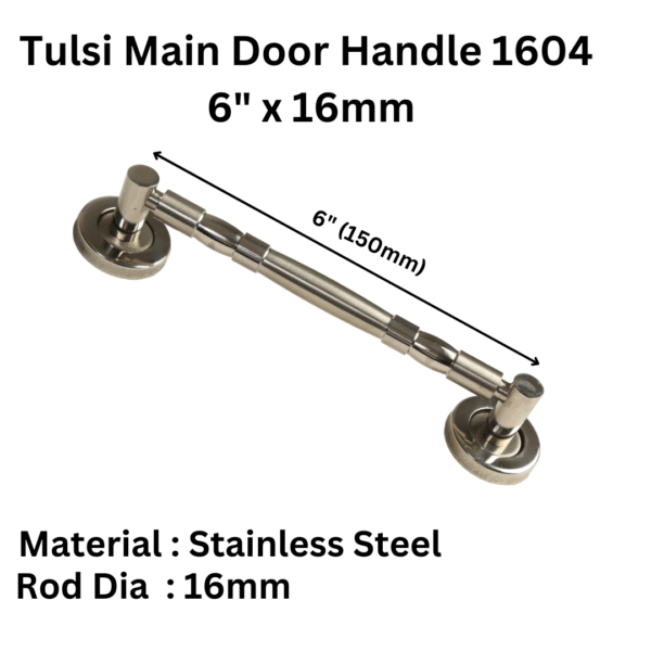 Main Door Handle 1604 6 x 16mm