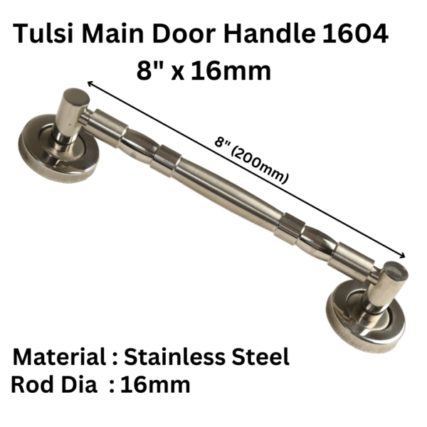 Main Door Handle 1604 8 x 16mm